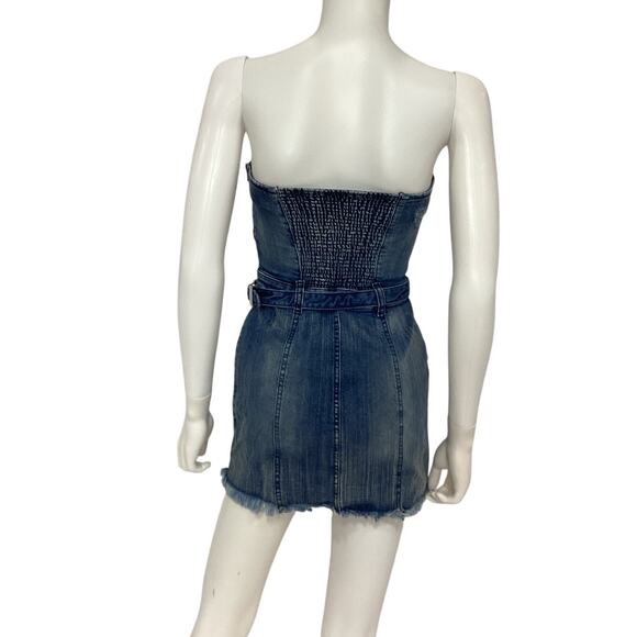 Retrofete Denim Blue Ashlyn Dress Size XS - Picture 3 of 4